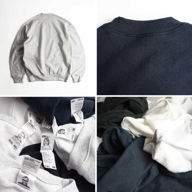 【極美品】　USA製 ロサンゼルスアパレル 14オンス クルーネックスウェット ロサンゼルスアパレル] HF07 14オンス ヘビーフリース クルーネック