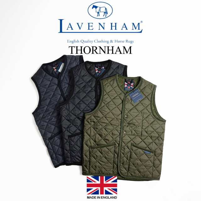 ラベンハム LAVENHAM キルティング ベスト ソーンハム (メンズ XS-XL