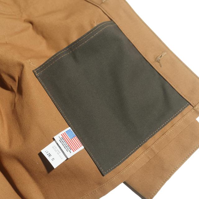 L.C.キング LOT46LC カバーオール ブラウン ダック チョアコート MADE IN USA (米国製 アメリカ製 L.C.KING ワークジャケット）