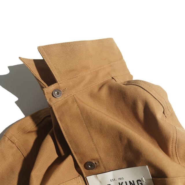 L.C.キング LOT46LC カバーオール ブラウン ダック チョアコート MADE IN USA (米国製 アメリカ製 L.C.KING ワークジャケット）