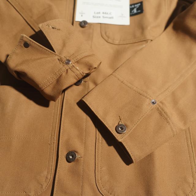 L.C.キング LOT46LC カバーオール ブラウン ダック チョアコート MADE IN USA (米国製 アメリカ製 L.C.KING ワークジャケット）
