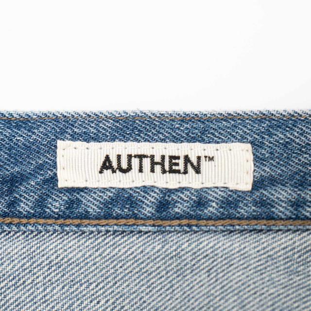 オーセン AUTHEN ヴィンテージ ストレートレッグ リペアユーズド ｜ AUT-076-042 日本製 岡山 デニム セルビッジ 赤耳 国産 カイハラデニム ダメージ加工_8