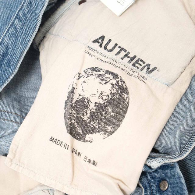 オーセン AUTHEN ヴィンテージ ストレートレッグ リペアユーズド ｜ AUT-076-042 日本製 岡山 デニム セルビッジ 赤耳 国産 カイハラデニム ダメージ加工_9