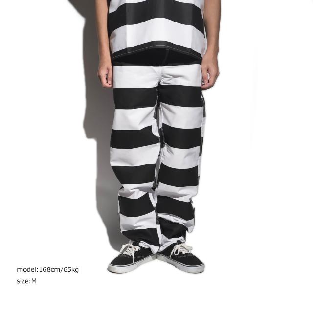 ボブバーカー BOB BARKER トリプルステッチトラウザー ｜ M-XXL 囚人服