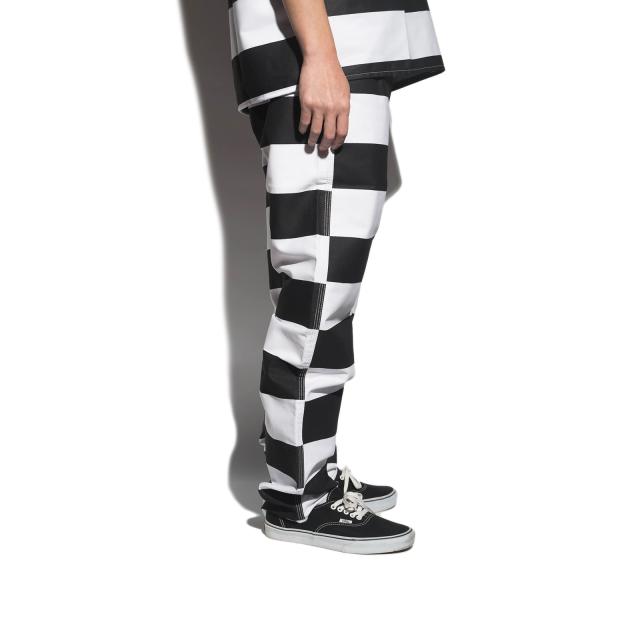 ボブバーカー BOB BARKER トリプルステッチトラウザー ｜ M-XXL 囚人服