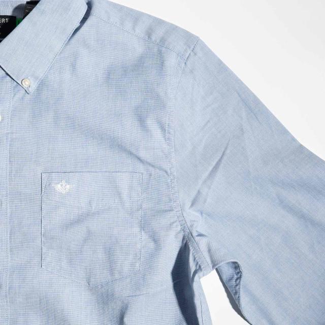ドッカーズ DOCKERS シグネチャー ステインディフェンダー シャツ クラシックフィット ｜ メンズ 長袖シャツ 防汚 防シワ コットン ストレッチ ビジカジ_4