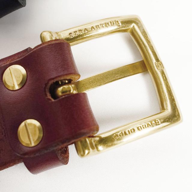 エズラアーサー Ezra Arthur No.1 レザーベルト (アメリカ製 米国製 メンズ 32-38インチ ハーマンオーク ブライドルレザー)の通販は