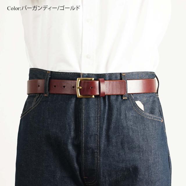 エズラアーサー Ezra Arthur No.1 レザーベルト (アメリカ製 米国製 メンズ 32-38インチ ハーマンオーク ブライドルレザー)の通販は