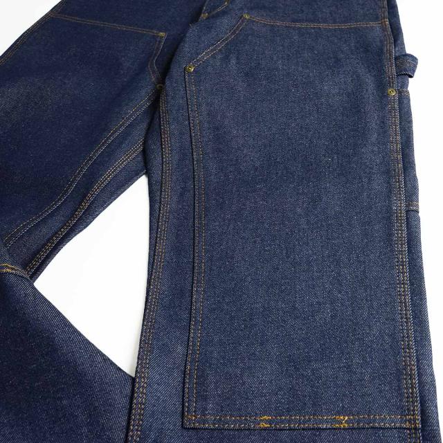 キー KEY ダブルフロント デニム ロガー ダンガリー パンツ ｜ 447-41