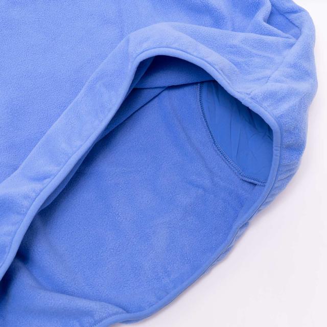 MADE BLANKS ポーラーフリースプルオーバー ｜ メンズ S M L XL 無地 二分の一 スナップボタン