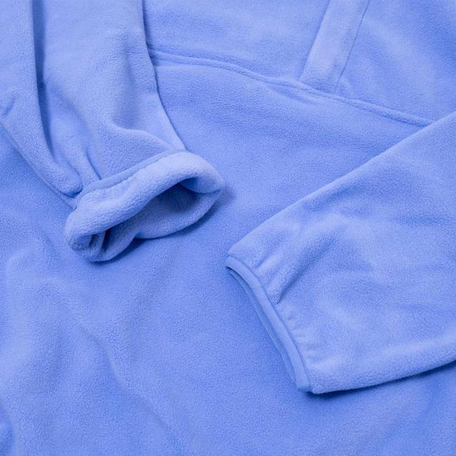MADE BLANKS ポーラーフリースプルオーバー ｜ メンズ S M L XL 無地 二分の一 スナップボタン