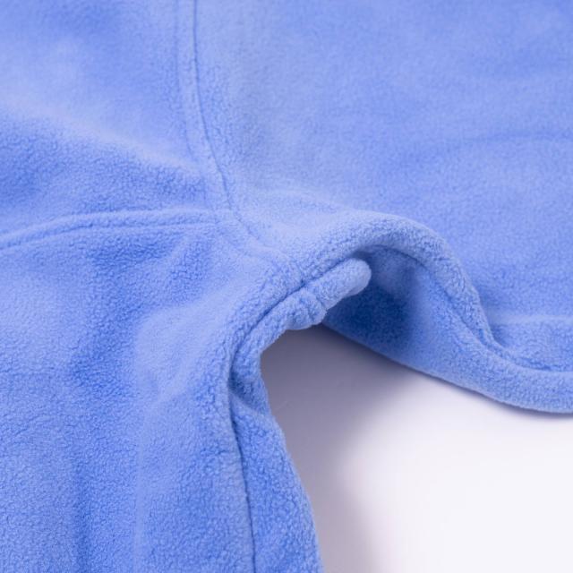 MADE BLANKS ポーラーフリースプルオーバー ｜ メンズ S M L XL 無地 二分の一 スナップボタン