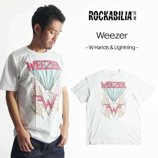 バンドTシャツ★WEEZER  Tシャツ  Mサイズ  90's  サイン入り