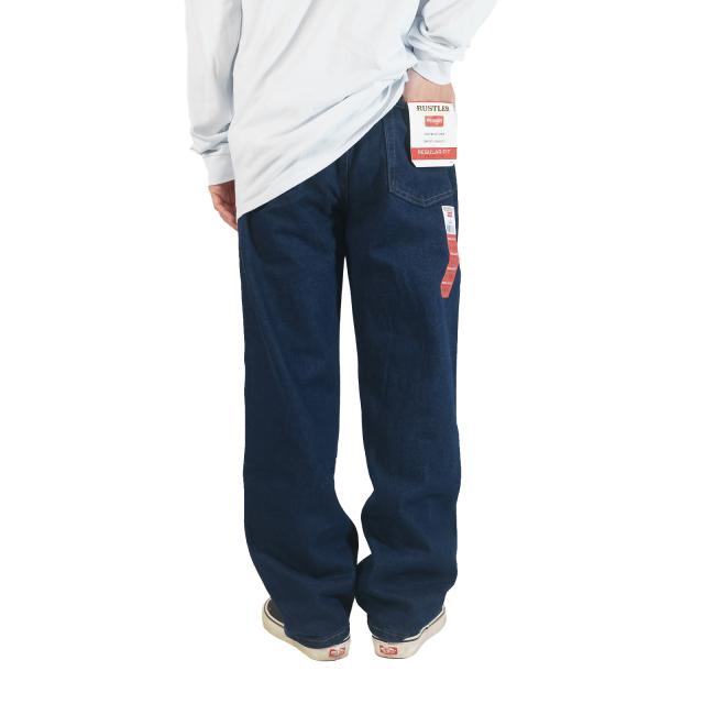 ラスラー RUSTLER レギュラーフィット ストレートジーンズ プレウォッシュ ｜ 87619PW メンズ W30-42 ラングラー Wrangler ヘビーウエイト デニム_13