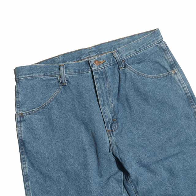 ラスラー RUSTLER レギュラーフィット ストレートジーンズ ストーンウォッシュ ｜ 87619SW メンズ W30-42 ラングラー Wrangler ヘビーウエイト デニムの通販は