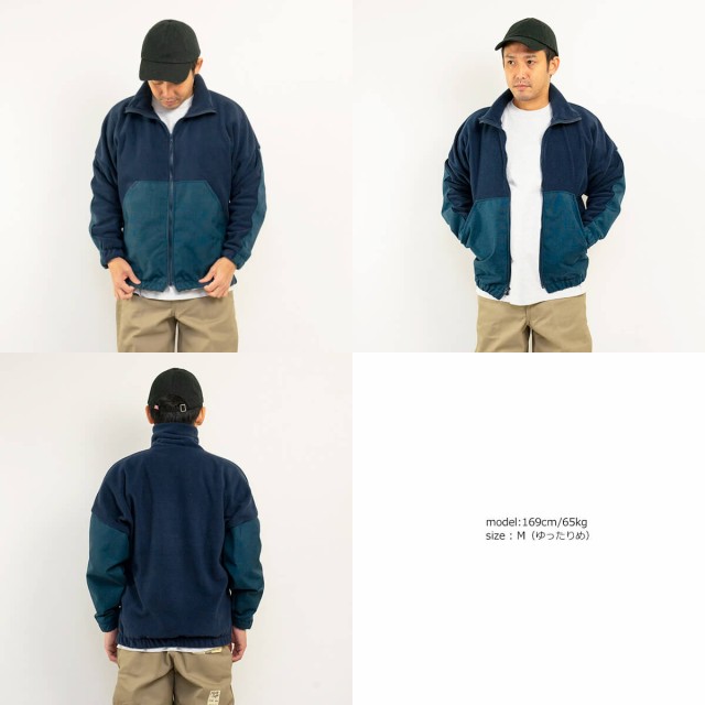 【Back Channel】CORDURA フリース ジャケット ネイビー【L】