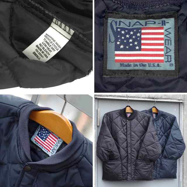 スナップンウエア SNAP’N’WEAR #1000 キルトジャケット (アメリカ製 米国製 QUILTED JACKET キルティング  ジャケット）｜au PAY マーケット