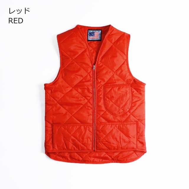 スナップンウエア SNAP’N’WEAR #300 キルトベスト ｜ ベスト メンズ アメリカ製 MADE IN USA QUILTED VEST  キルティング ベスト インナ｜au PAY マーケット