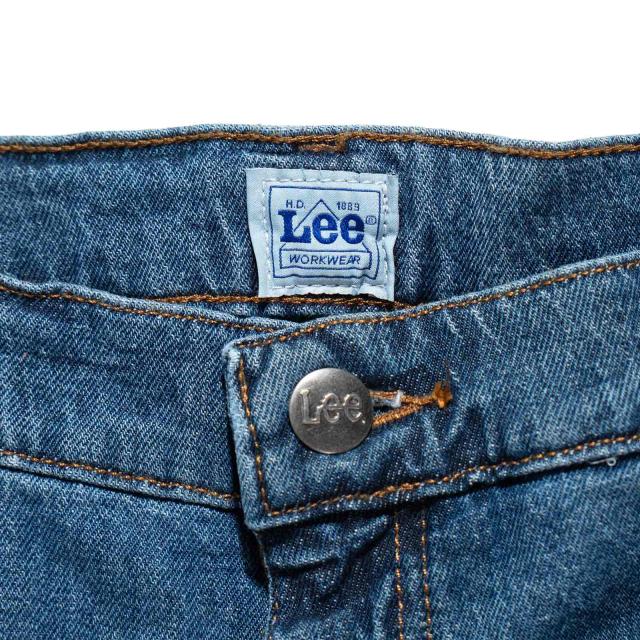 リー Lee レジェンダリー ワークウェア カーペンターショーツ ミッドダーク ｜ メンズ デニム ペインター ワークショーツ ストレッチデニム トリプルステッチ_4