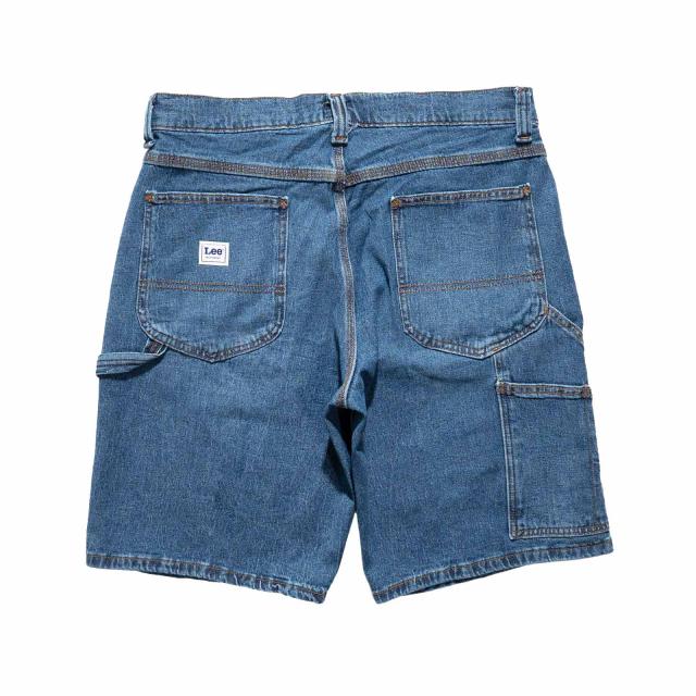 リー Lee レジェンダリー ワークウェア カーペンターショーツ ミッドダーク ｜ メンズ デニム ペインター ワークショーツ ストレッチデニム トリプルステッチ_8