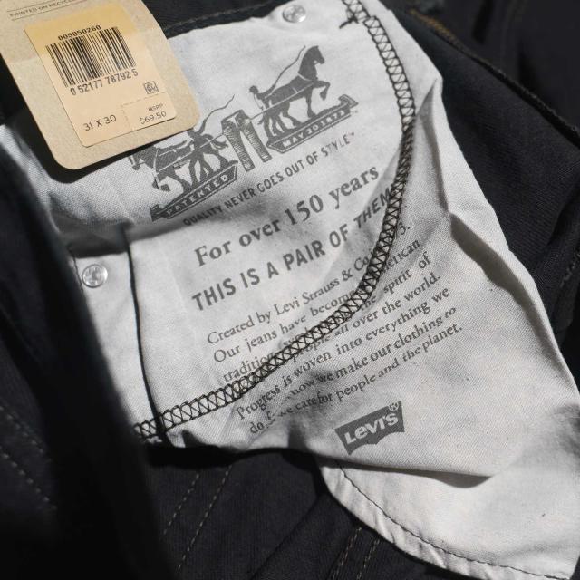 リーバイス LEVI’S 505-0260 ジップフライ ストレート ジーンズ ブラック ｜ メンズ アメリカ流通モデル USAライン BLACK 黒 ブラックデニム デニムパンツ W29-W44 L29-36 後染め レギュラーサイズ 大きいサイズ ビッグサイズ_6