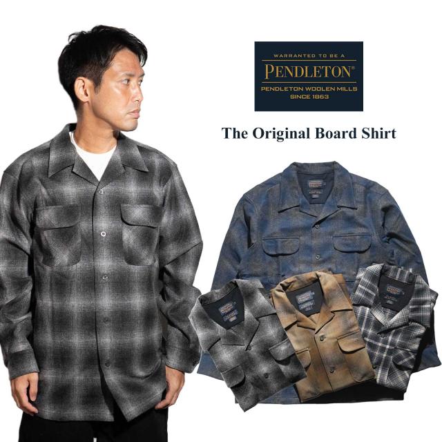 ペンドルトン PENDLETON 長袖 ウールシャツ クラッシックボード
