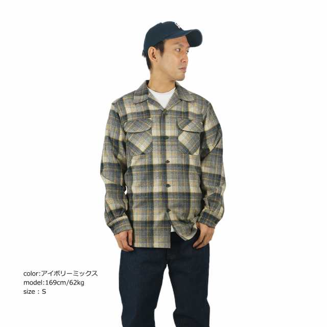 返品?交換対象商品】 ペンドルトン PENDLETON ワンポイントロゴ シャツ