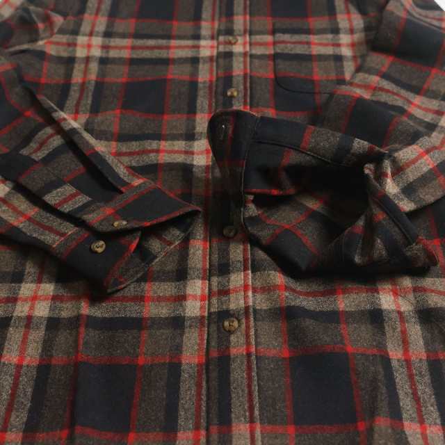 Pendleton ウール シャツ XLサイズ チェック柄 ロッジシャツ - トップス