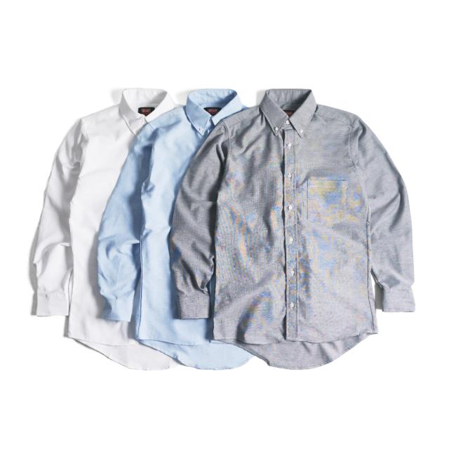 レッドキャップ REDKAP #SR70 長袖 オックスフォード ドレス シャツ EXECUTIVE OXFORD DRESS SHIRT ｜ メンズ オックスシャツ シンプル ボタンダウン シワ防止加工 汚れにくい ホワイト グレー ブルー 白 無地_12