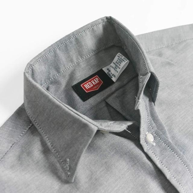 レッドキャップ REDKAP #SR70 長袖 オックスフォード ドレス シャツ EXECUTIVE OXFORD DRESS SHIRT ｜ メンズ オックスシャツ シンプル ボタンダウン シワ防止加工 汚れにくい ホワイト グレー ブルー 白 無地_5