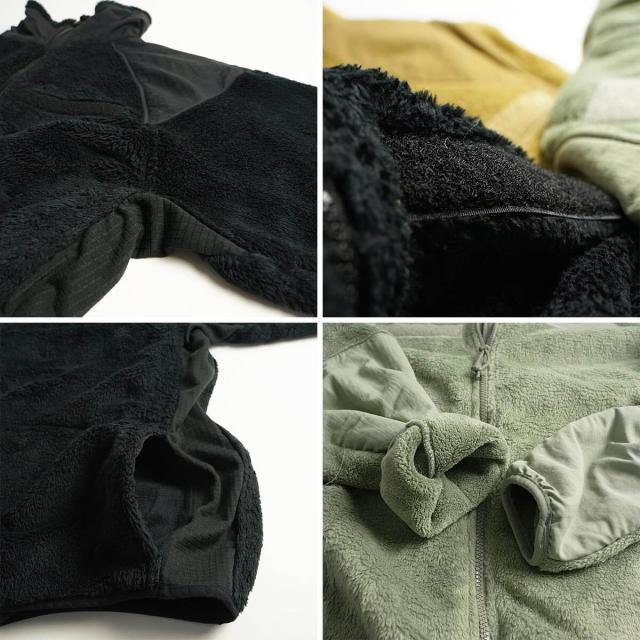 ロスコ ROTHCO ECWCS フリース ジャケット/ライナー ｜ ジャケット フリース メンズ レギュラーサイズ 大きいサイズ XS-XXL ミリタリージャケット 防寒 GEN3 第三世代 レベル3 LEVEL3 アウトドア ブラック ブラウン グリーン_11