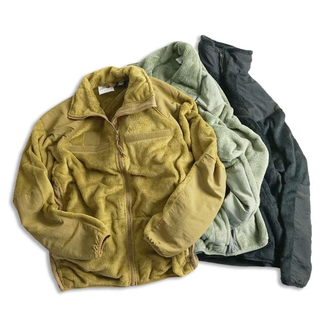 ロスコ ROTHCO ECWCS フリース ジャケット/ライナー ｜ ジャケット フリース メンズ レギュラーサイズ 大きいサイズ XS-XXL ミリタリージャケット 防寒 GEN3 第三世代 レベル3 LEVEL3 アウトドア ブラック ブラウン グリーン_17