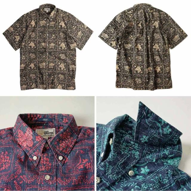 レインスプーナー REYN SPOONER 半袖 アロハシャツ フルオープン ラハイナセイラー (アジア製 LAHAINA SAILOR）_9