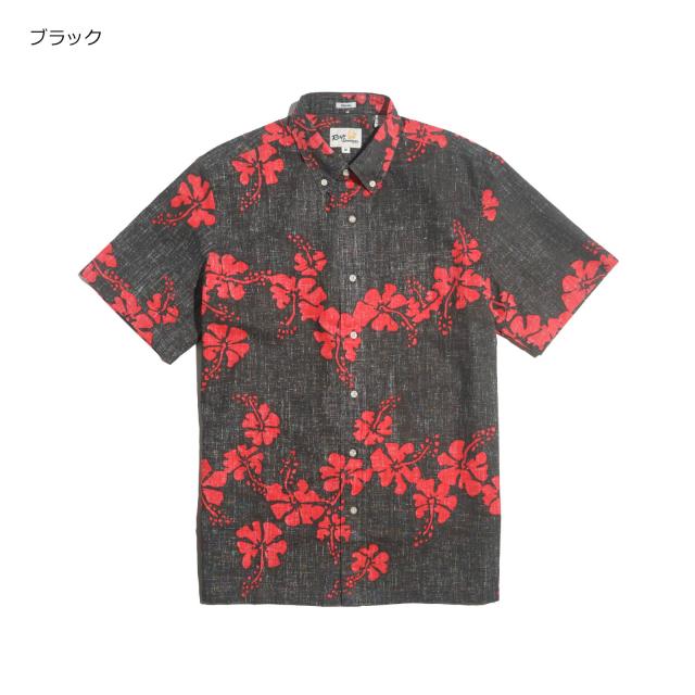 reyn spooner BD半袖シャツ 花柄 アロハ レインスプーナー REYN SPOONER 半袖 フルオープン アロハシャツ