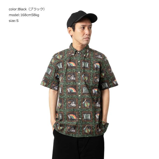 レインスプーナー REYN SPOONER 半袖アロハシャツ フルオープン ハワイ大学 ヴィンテージ ｜ メンズ S M L XL XXL XXXL 総柄 スプーナークロス リバースプリント_13