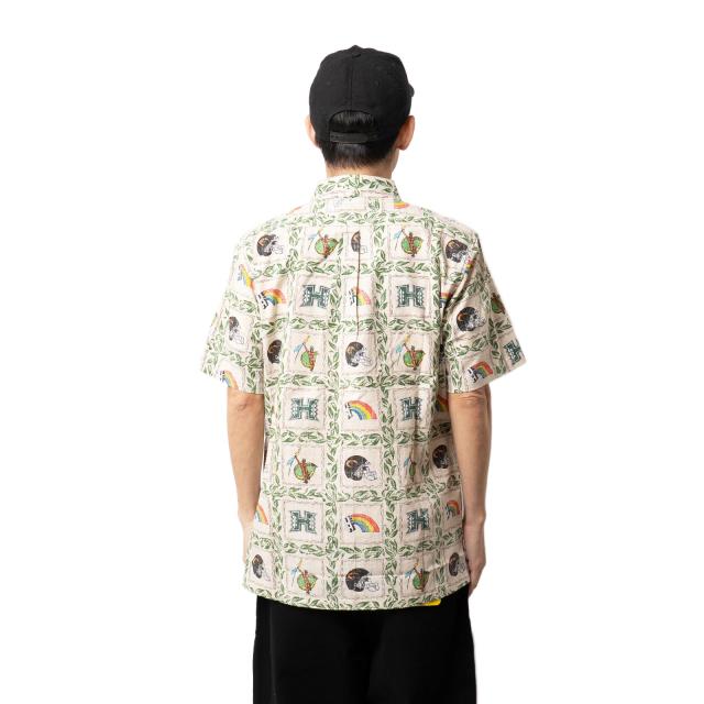 レインスプーナー REYN SPOONER 半袖アロハシャツ フルオープン ハワイ大学 ヴィンテージ ｜ メンズ S M L XL XXL XXXL 総柄 スプーナークロス リバースプリント_15