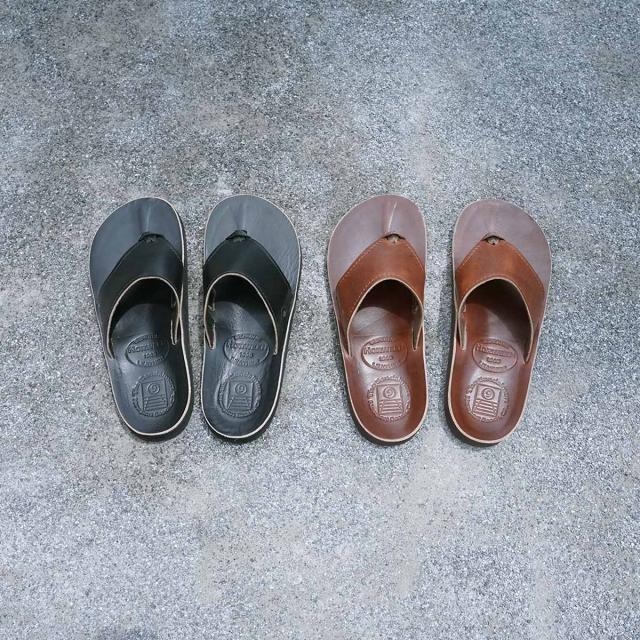 サンダルマン THE SANDALMAN 501 ビーチワイド クロムエクセル（メンズ 25cm〜28.5cm レザーサンダル アメリカ製 米国製 ホーウィン ビブラム）