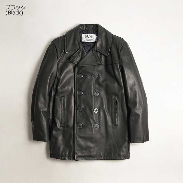 ショット SCHOTT 140 メンズ レザー ダブル ピーコート BIG SIZE