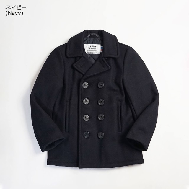 未使用級美品✨　schott ショット メルトンピーコート XL  米国製