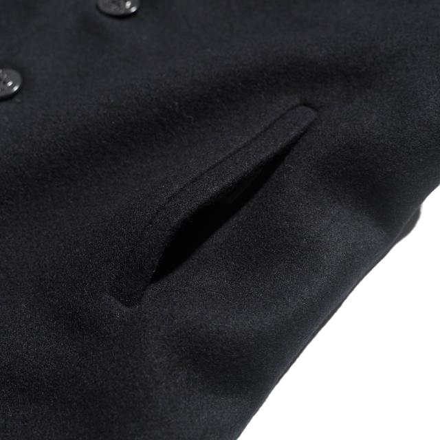 ショット SCHOTT 当店別注 756JAL メンズ ウール シングル ピーコート サテンライニング ｜ 32-46 アメリカ製 米国製 コート アウター 防寒_5