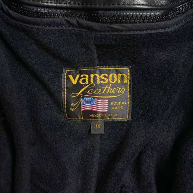 バンソン VANSON MODEL B シングル ライダース ブラック (アメリカ製 米国製 スタンドカラー レザージャケット 革ジャン）の通販はau  PAY マーケット - Ｊａｌａｎａ（ジャラーナ） | au PAY マーケット－通販サイト