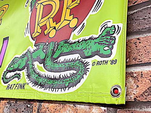 ラットフィンク グッズ アメリカン雑貨 Rat Fink ビニールバナー