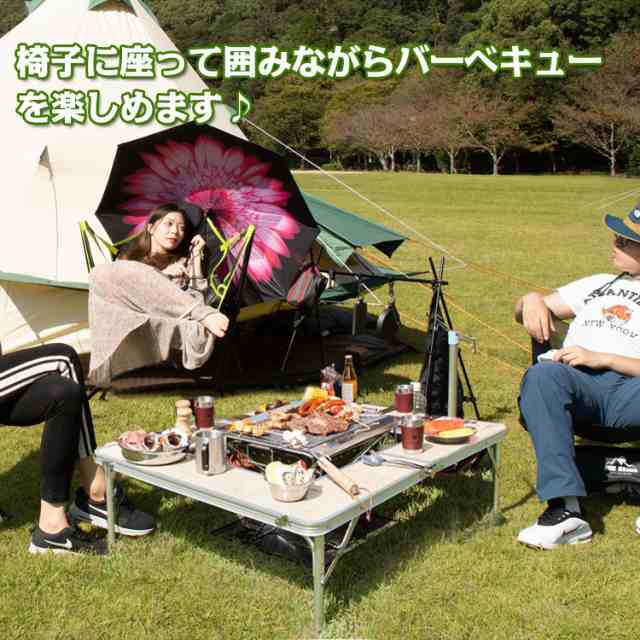 キャンプや登山・BBQに大活躍❣アウトドアテーブル＆ヘッドライト2点