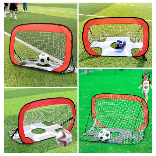 サッカー用　フットサル用　ミニゴール（組み立て式） フットサルゴール フットサルゴールセットX2セット ネット付き