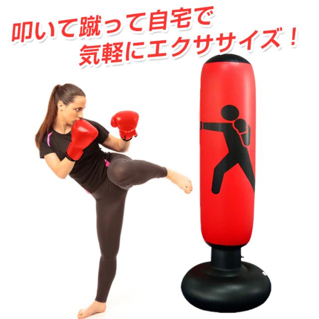 エアー スタンディングバッグ パンチバッグ 空気入れ付き サンドバッグ
