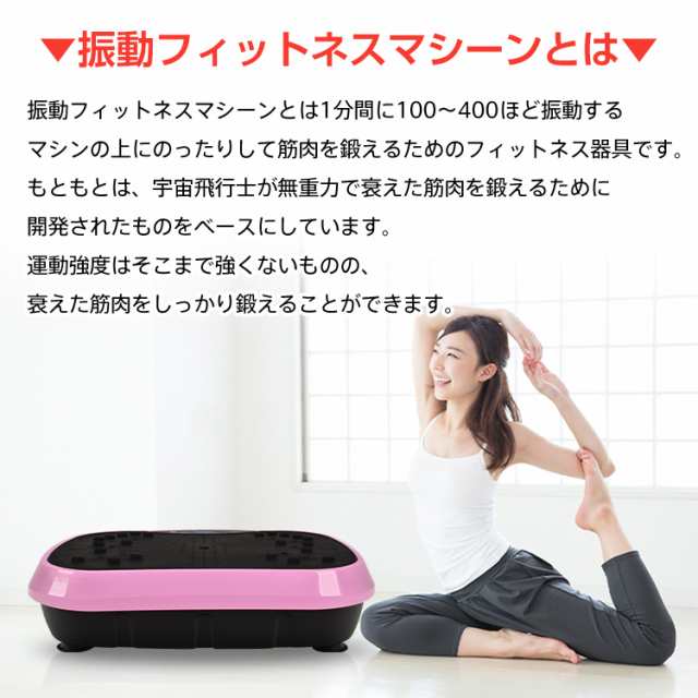 振動マシン フィットネス バランス ブルブル 体幹 健康 器具 トレーニング エクササイズ バンド リモコン 立つ ダイエット 宅トレ PSE