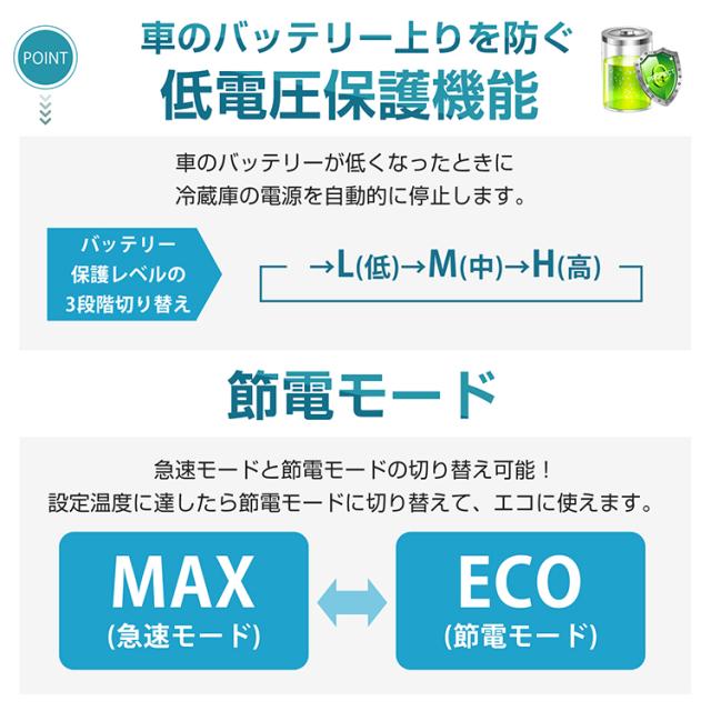 車載 冷蔵庫 冷凍庫 車用 大容量 29L -22℃〜20℃ 急速冷凍 急速冷却 家庭用 AC DC 12V 24V 保冷 2室 ポータブル クーラーボックス キャンプ アウトドア ee383