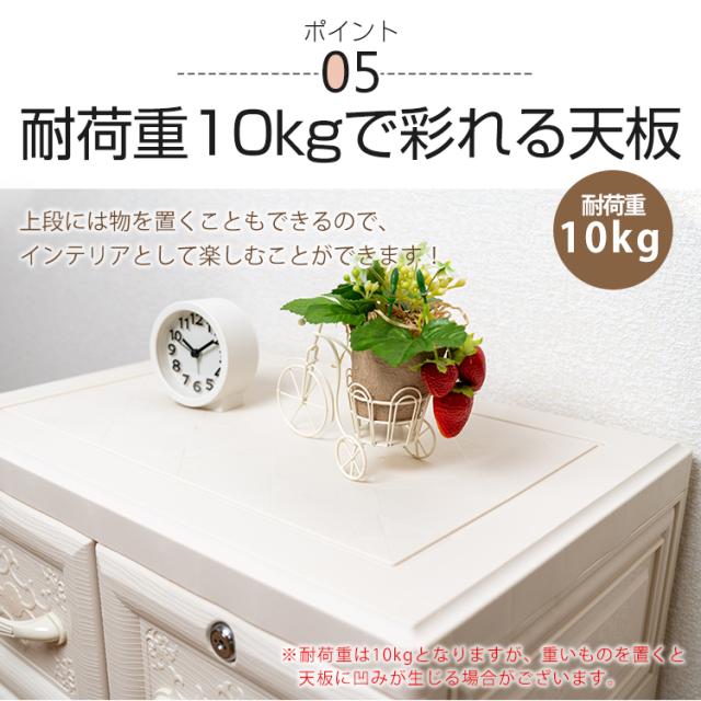 【新生活に✨】フィッツプラスチック製5段チェスト Fits チェスト プラスチック 5段 フィッツプラスイージー FE7505