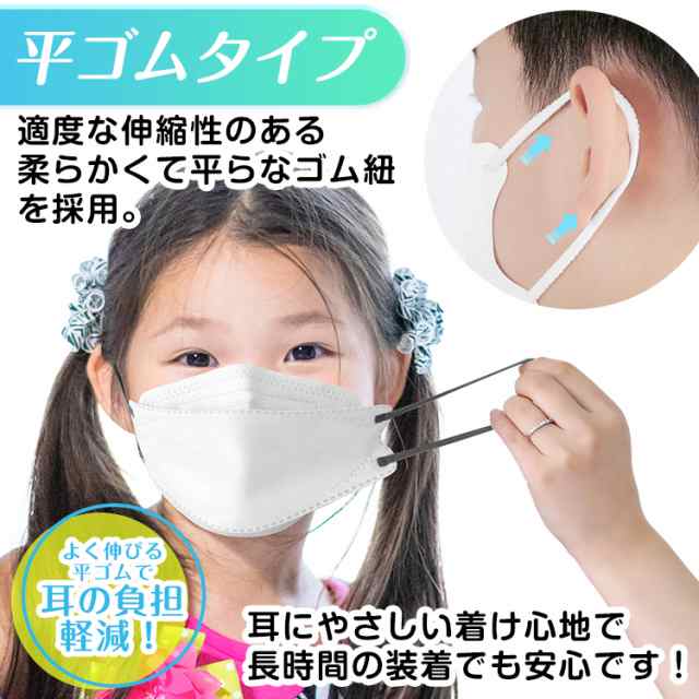 マスク 不織布 子ども キッズ 30枚入り 3D 立体 子供用 小さめ 耳紐 平ゴム マスク 息がしやすい 夏 らくらく呼吸 カラー 防塵 花粉 飛沫の通販はau  PAY マーケット - KuraNavi