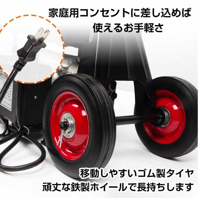 薪割り機 8t 電動 油圧式 四分割 カッター 直径400mmまで対応 タイヤ